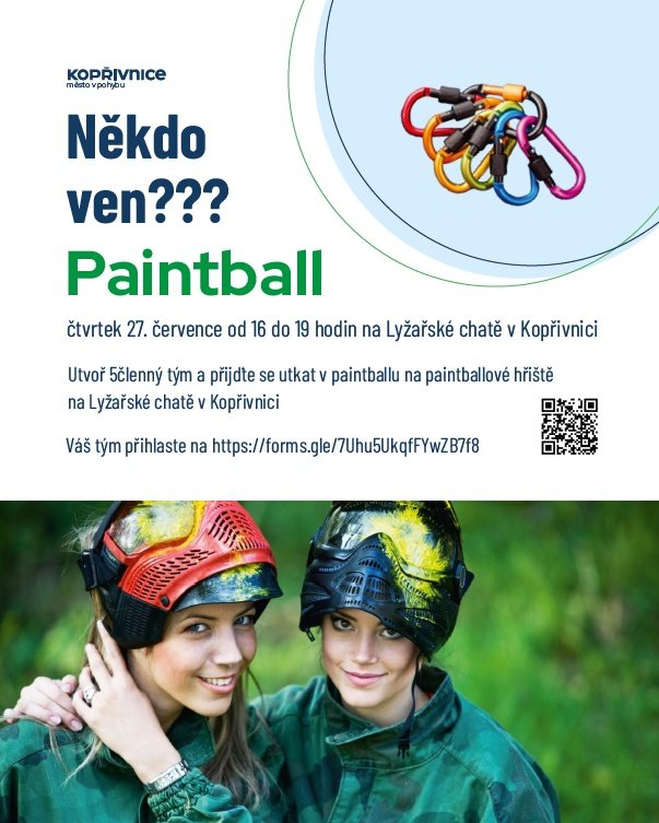 PRO DĚTI: Někdo ven??? Paintball