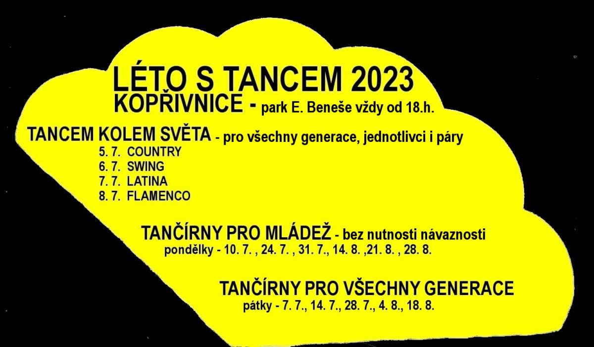 Taneční centrum Relax - program léto 2023