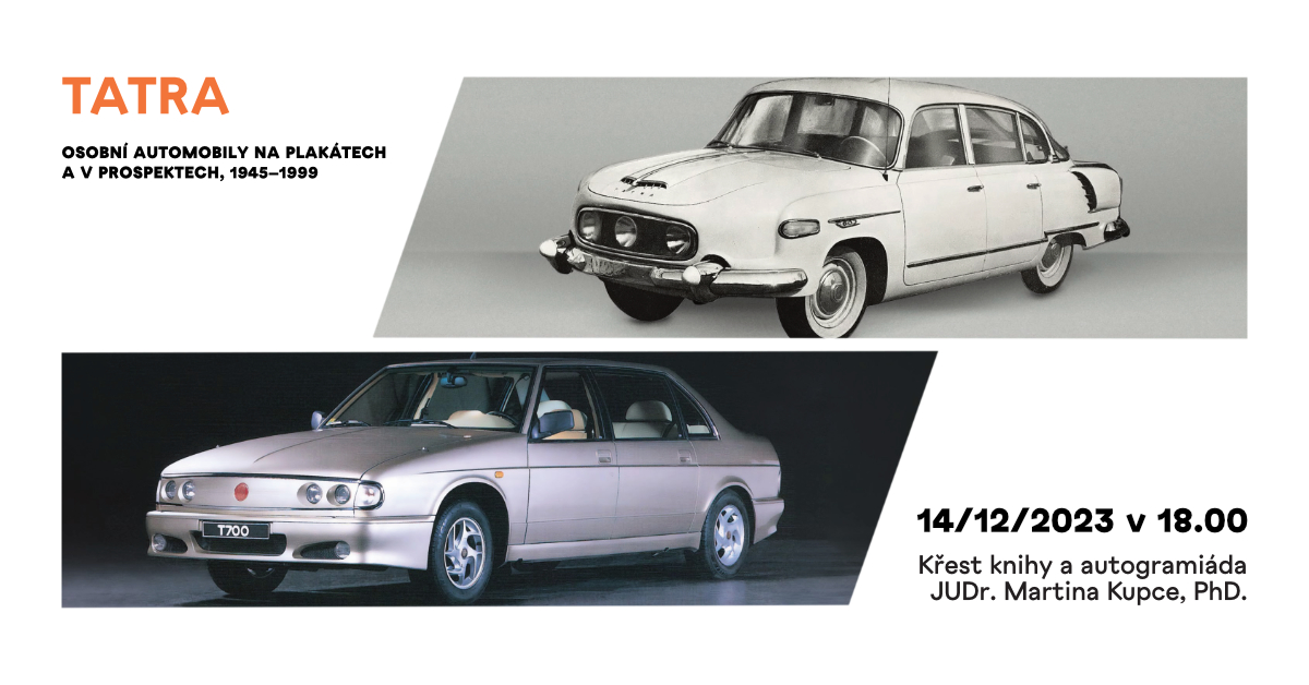 Tatra - osobní automobily na plakátech a v prospektech