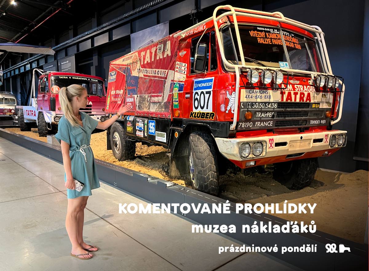 Prázdninové komentované prohlídky muzea náklaďáků