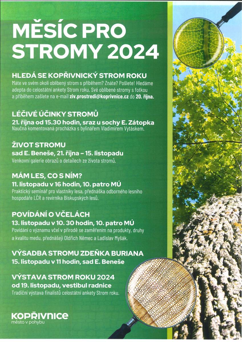 Měsíc pro stromy 2024