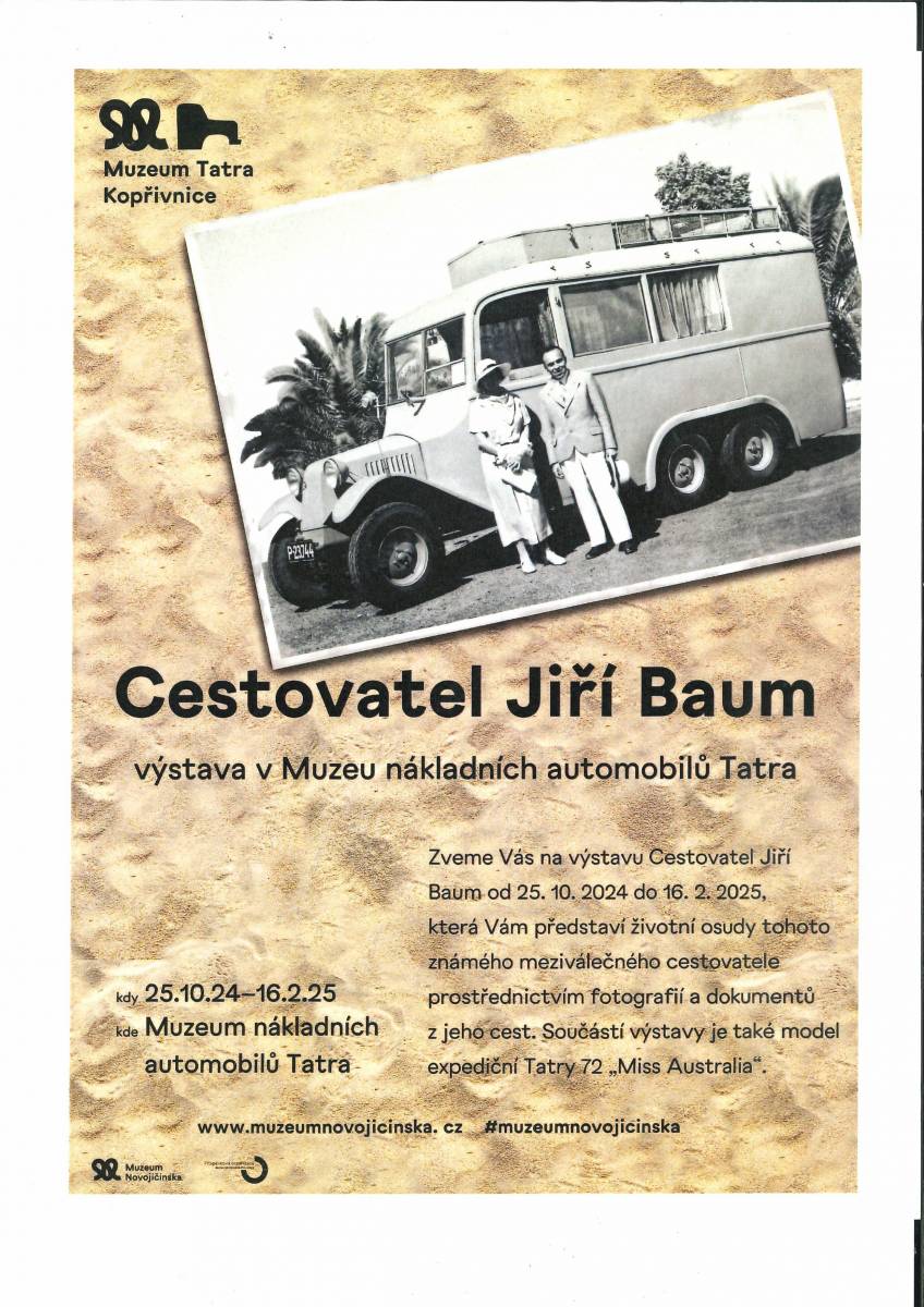 VÝSTAVA: Cestovatel Jiří Baum