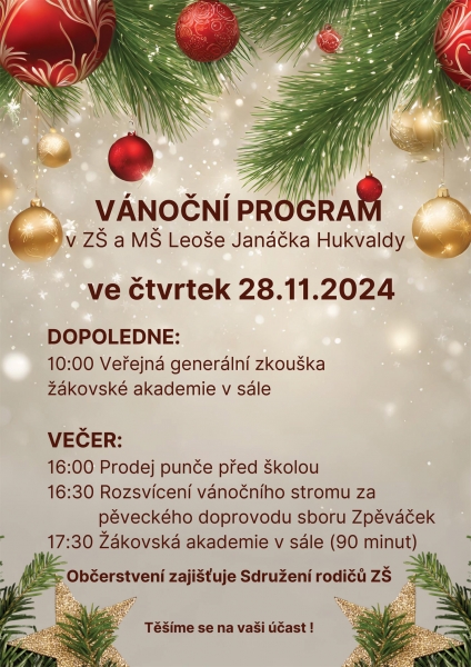 Vánoční program