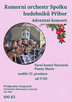 ADVETNÍ KONCERT: Komorní orchestr Spolku hudebníků Příbor