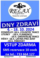 DNY ZDRAVÍ v kopřivnickém Tanečním centru Relax