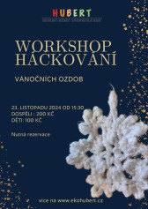 WORKSHOP: Háčkované vánoční ozdoby