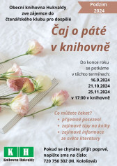 Čaj o páté v knihovně