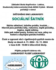 Sociální šatník - ZŠ Lubina